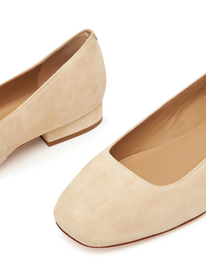LAUREN RALPH LAUREN Μπαλαρίνες LAUREN RALPH LAUREN Emellie  802974358001 Μπεζ