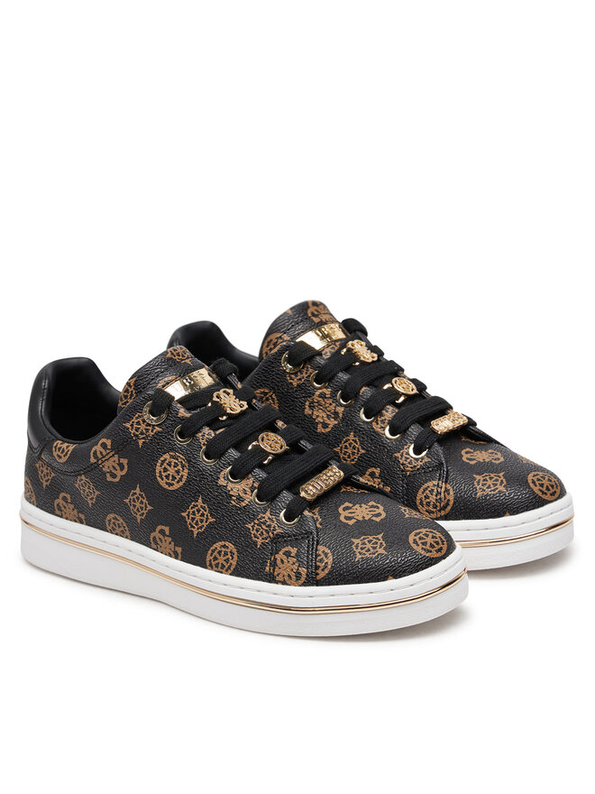 Guess Sneakersy Guess FLPSTA FAL12 Brązowy