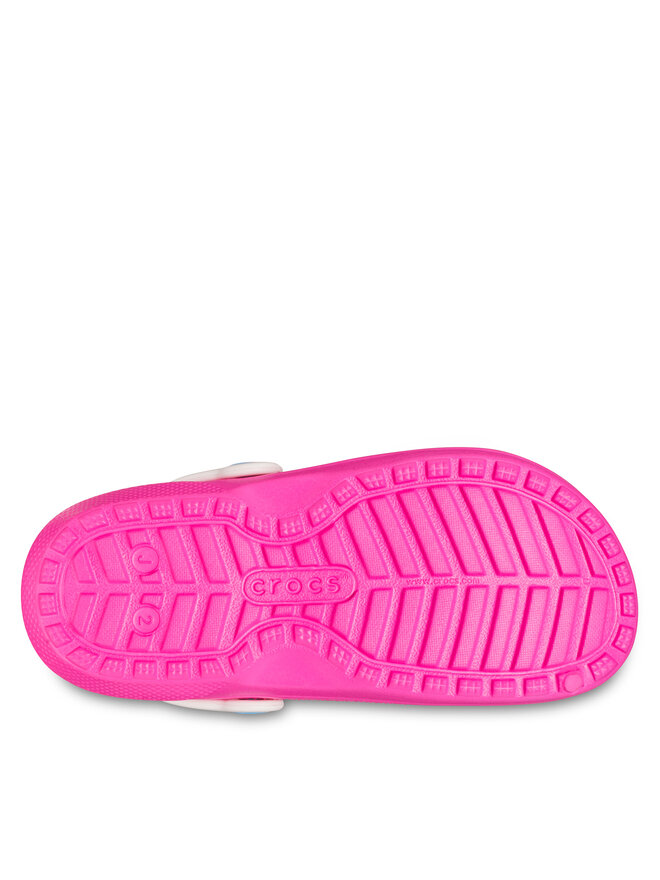 Crocs Klapki Crocs Classic Lined Clog Kids 207010 Różowy