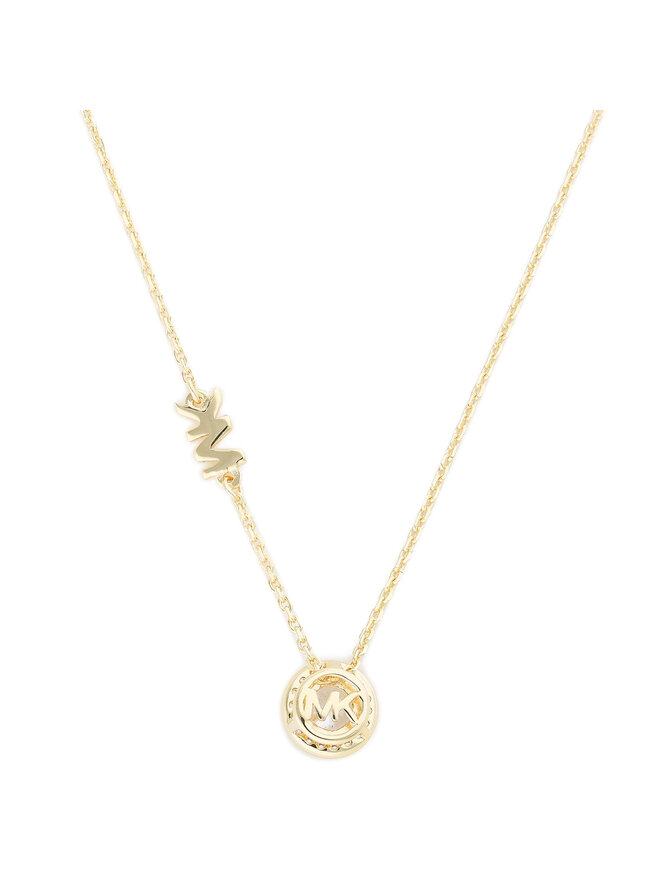 Michael Kors Nyaklánc Michael Kors Pave Halo Necklace MKC1208AN710 Arany