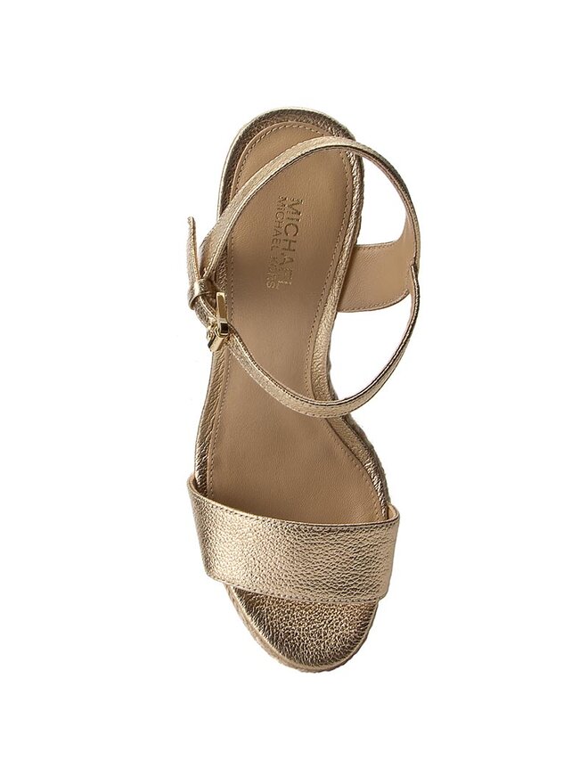 Espadrilles MICHAEL Michael Kors Jill Wedge 40S7JIHA1M Or chaussures
