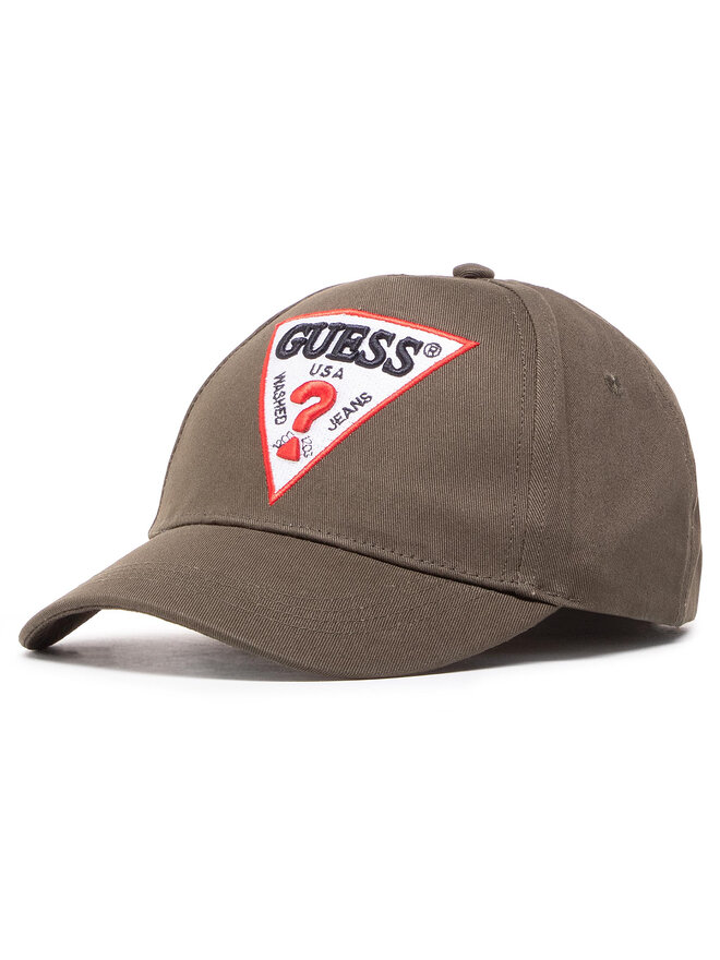 Guess Cap Guess Triangle Logo Cap M1RZ57 WBN60 Grün