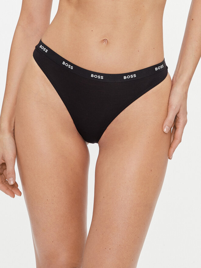 BOSS Boss Stringtanga 50502752 Schwarz