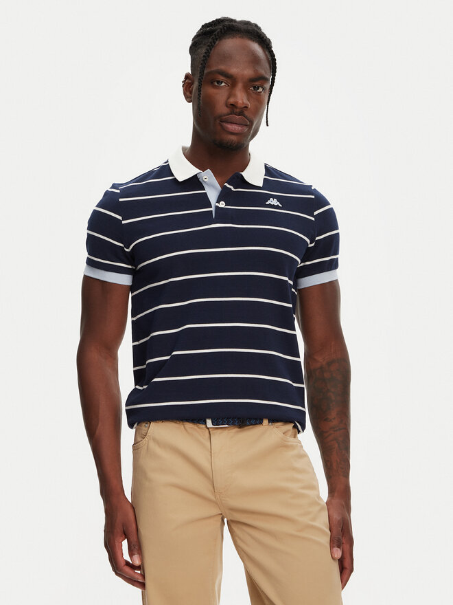 Robe di Kappa Robe di Kappa Poloshirt Masao 64131FW Dunkelblau Slim Fit
