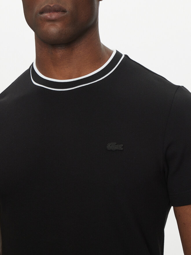Lacoste Lacoste Marškinėliai TH8174 Juoda Regular Fit