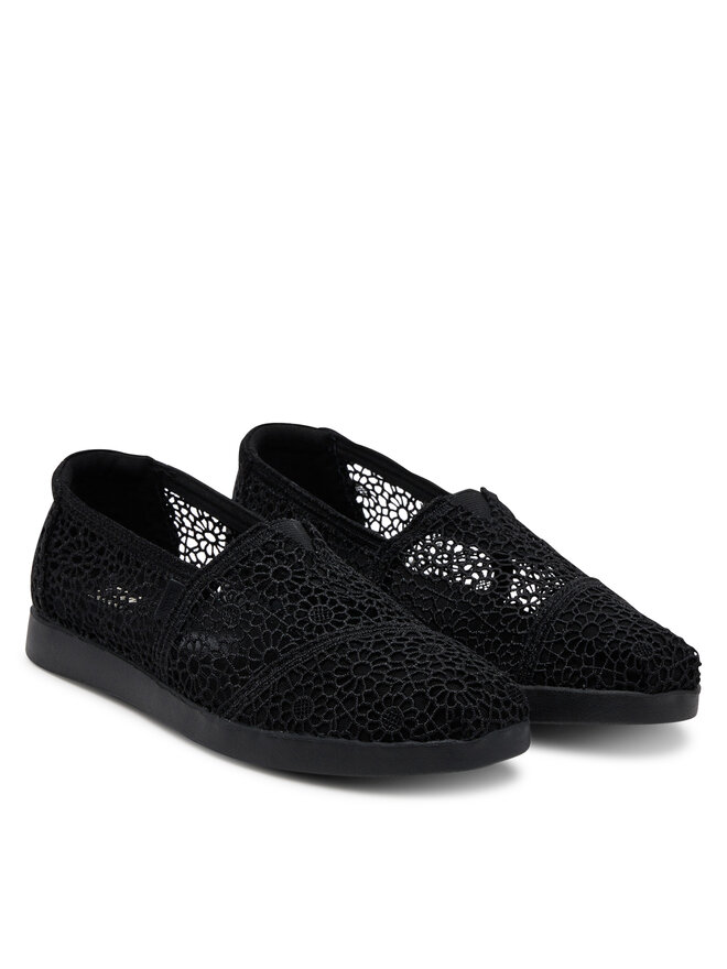 Toms Baleriny Toms Alpargata Plus 10021549 Czarny