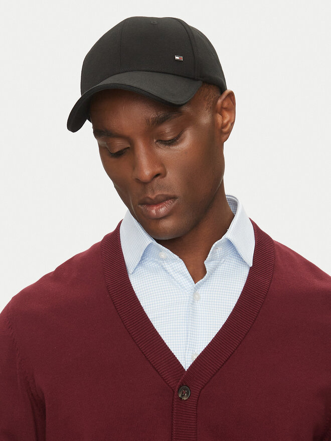 Tommy Hilfiger Cappellino Tommy Hilfiger Corp Flannel AM0AM13164 Nero