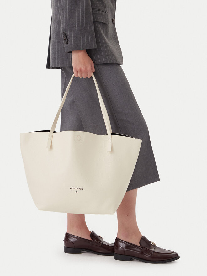 Patrizia Pepe Handtasche Patrizia Pepe 2B0130/L148-W405 Creme