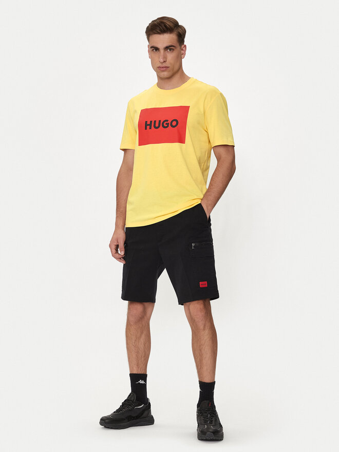 HUGO HUGO Camiseta Dulive222 50467952 Amarillo Regular Fit