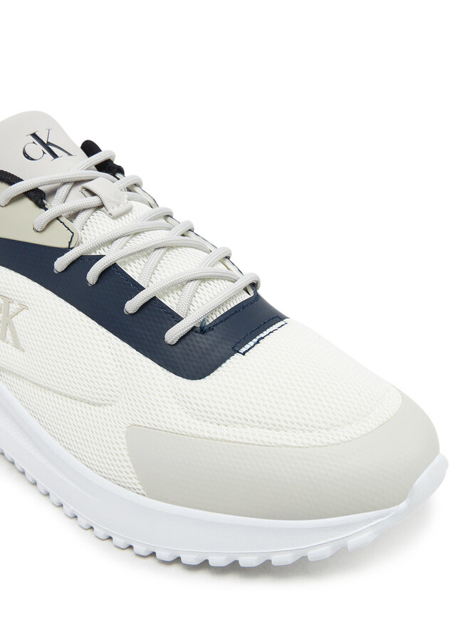 Calvin Klein Jeans Sneakers Calvin Klein Jeans Eva Runner Low Mesh Mix YM0YM01185 Écru