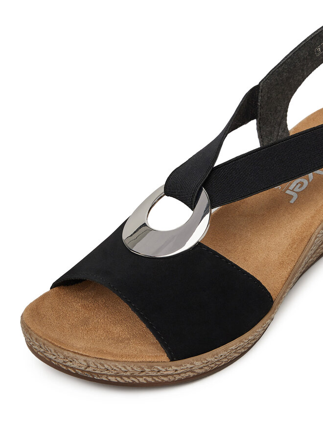 Rieker Sandale Rieker 624H6-00 Negru