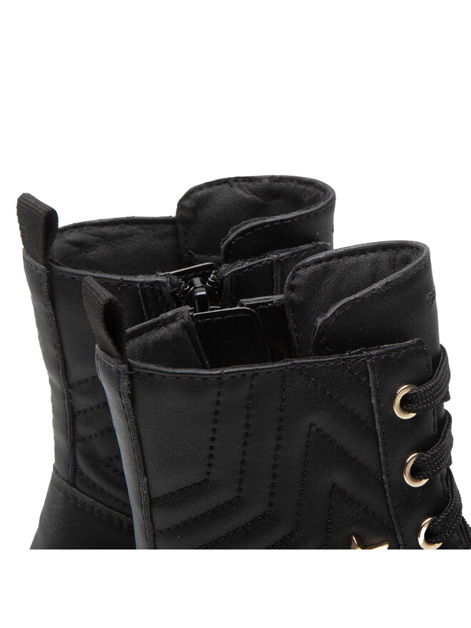 Geox Stiefeletten Geox J Eclair G. N J269QN 000BC C9999 S Schwarz