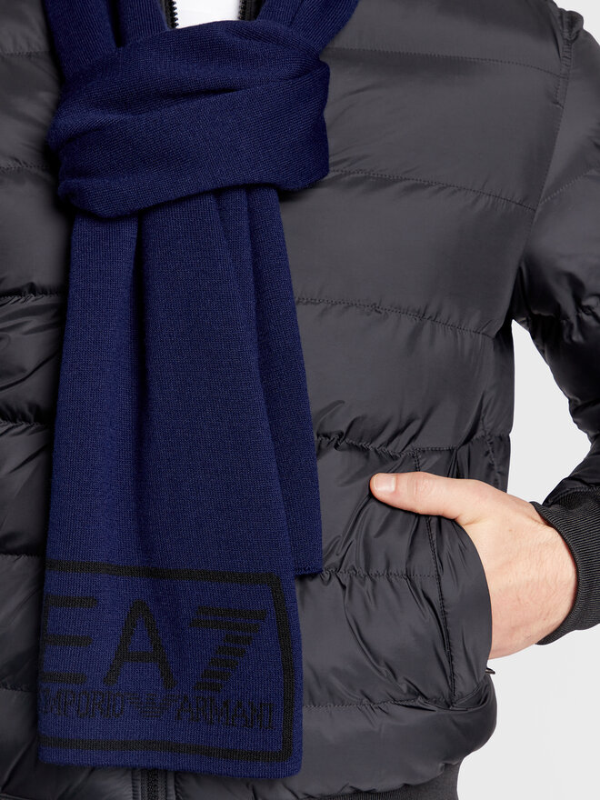 EA7 Emporio Armani Šál EA7 Emporio Armani 274902 2F300 00035 Tmavomodrá
