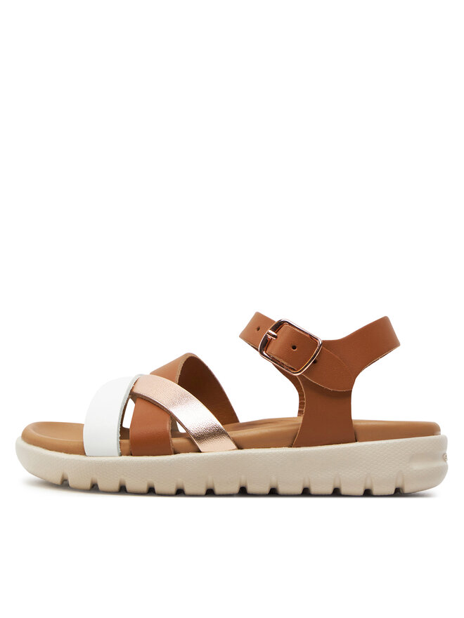 Geox Sandali Geox J Sandal Soleima Gir J45GSA 043CF C6A7F M Rjava