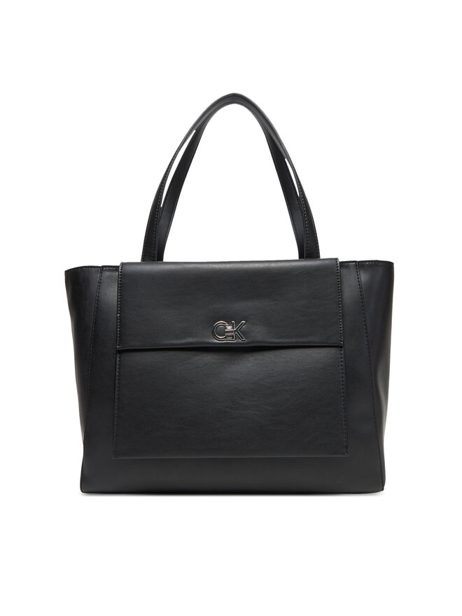 Calvin Klein Τσάντα Calvin Klein Ck Re-Lock Medium Shopper LV04F3223G Μαύρο