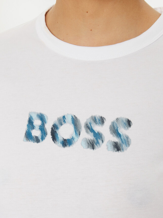 BOSS BOSS T-Shirt C_Elogo 50535322 Weiß Regular Fit