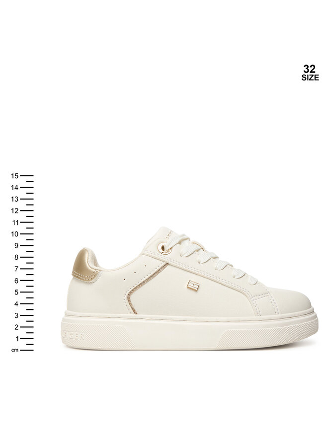 Tommy Hilfiger Sneakers Tommy Hilfiger Low Cut Lace-Up T3A9-34248-1355 S Weiß
