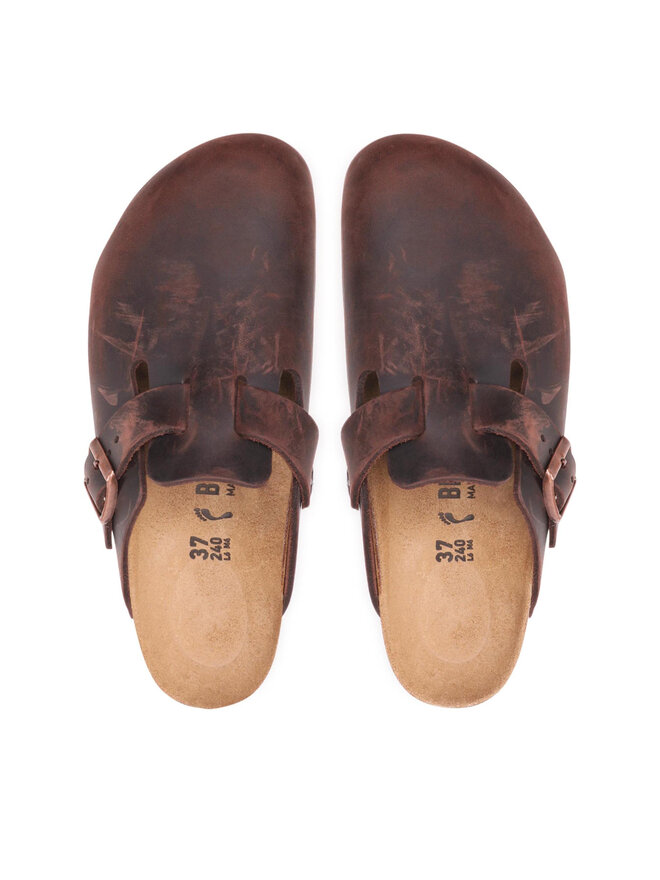 Шльопанці Birkenstock Boston Bs 860133 Коричневий | evzuttya.com.ua