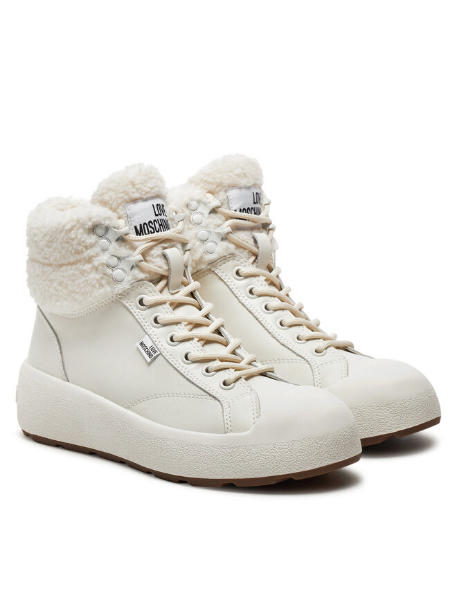 LOVE MOSCHINO Μποτάκια LOVE MOSCHINO JA15175G1LIAG10A Εκρού