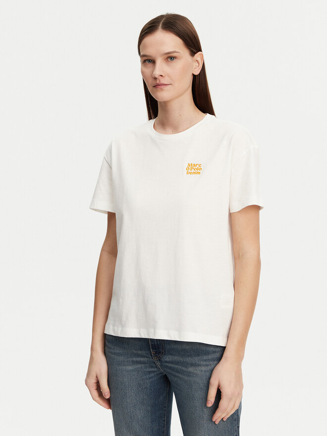 Marc O'Polo Denim Marc O'Polo Denim T-Shirt 500 0005 916 Weiß Relaxed Fit