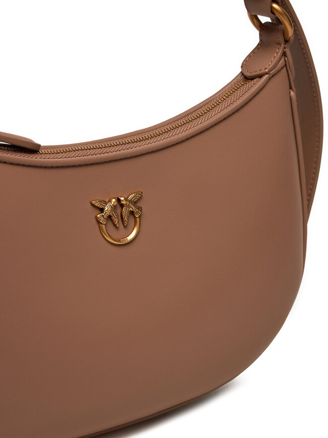 PINKO Torebka PINKO Half Moon Mini Fl . AI 24-25 PLTT 102790 A0F1 Brązowy