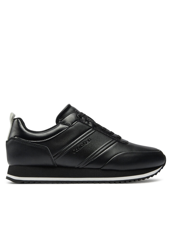 Calvin Klein Sneakers Calvin Klein Low Top Lace Up Lth Hf HM0HM01553 Schwarz