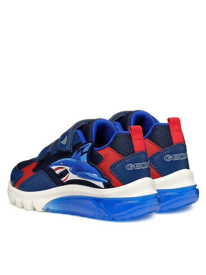 Geox Sneakersy Geox J Ciberdron J55LBB 014BU C0735 S Tmavomodrá