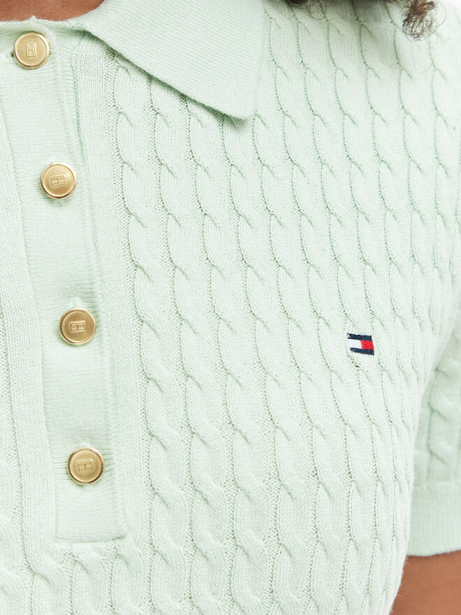 Tommy Hilfiger Tommy Hilfiger Poloshirt WW0WW41474 Grün Regular Fit