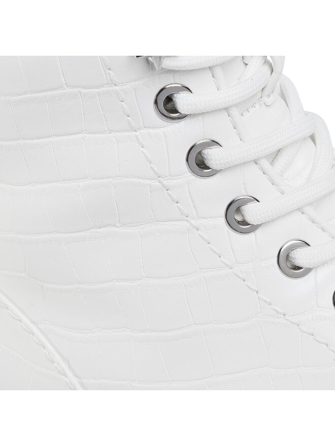 Guess Schnürstiefeletten Guess Talisi FL7TAI PEL10 Weiß