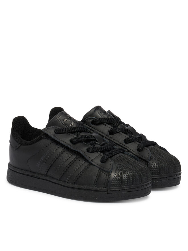 adidas Снікерcи adidas Superstar II Comfort Closure Elastic Lace JR9415 Чорний
