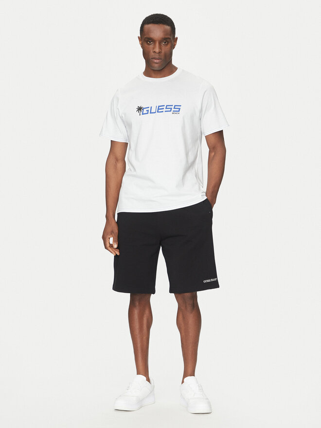 Guess Guess Marškinėliai F5GI06 I3Z14 Balta Regular Fit