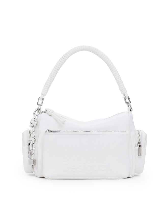 Desigual Дамска чанта Desigual 25SAXPBE Бял
