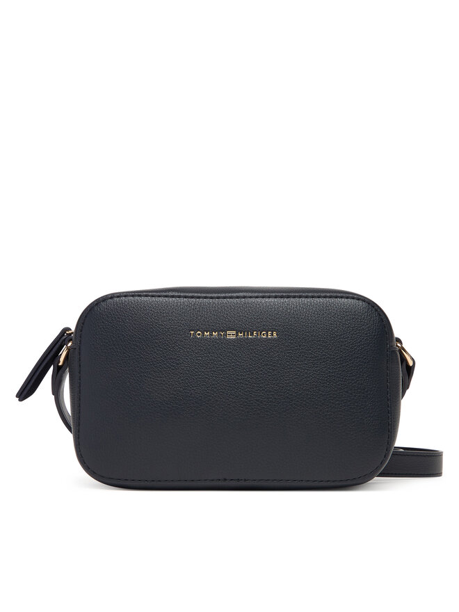 Tommy Hilfiger Handtasche Tommy Hilfiger Th Logo Camera Bag AW0AW18115 Dunkelblau
