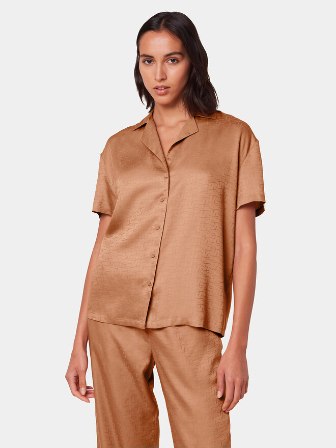Triumph Triumph Spavaćiće Silky Sensuality 10218320 Smeđa Relaxed Fit