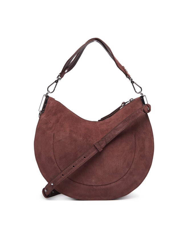 Coccinelle Handtasche Coccinelle QKG Coccinellesunup Suede E1 QKG 13 02 01 Dunkelrot