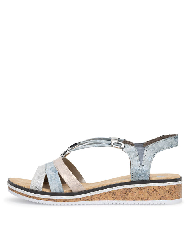 Rieker Sandalen Rieker V36G4-40 Blau