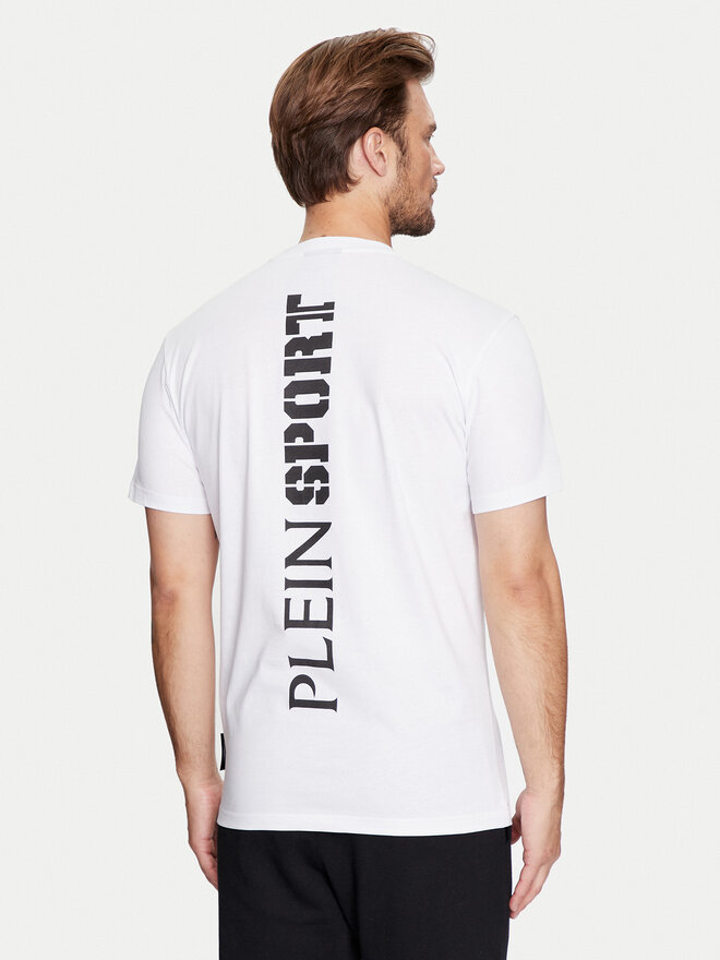 Plein Sport Plein Sport T-Shirt FADC MTK7550 STE003N Λευκό Regular Fit