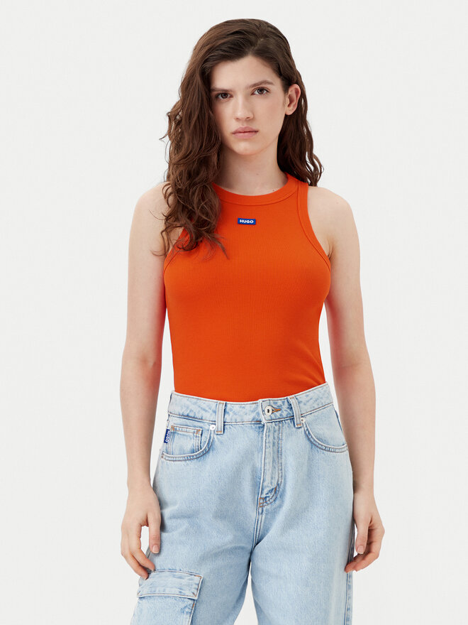 HUGO HUGO Top Easy 50508857 Naranja Slim Fit