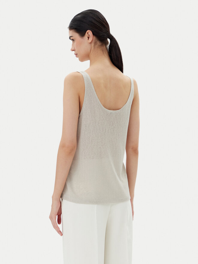 ONLY ONLY Топ Frida 15194667 Бежевий Regular Fit
