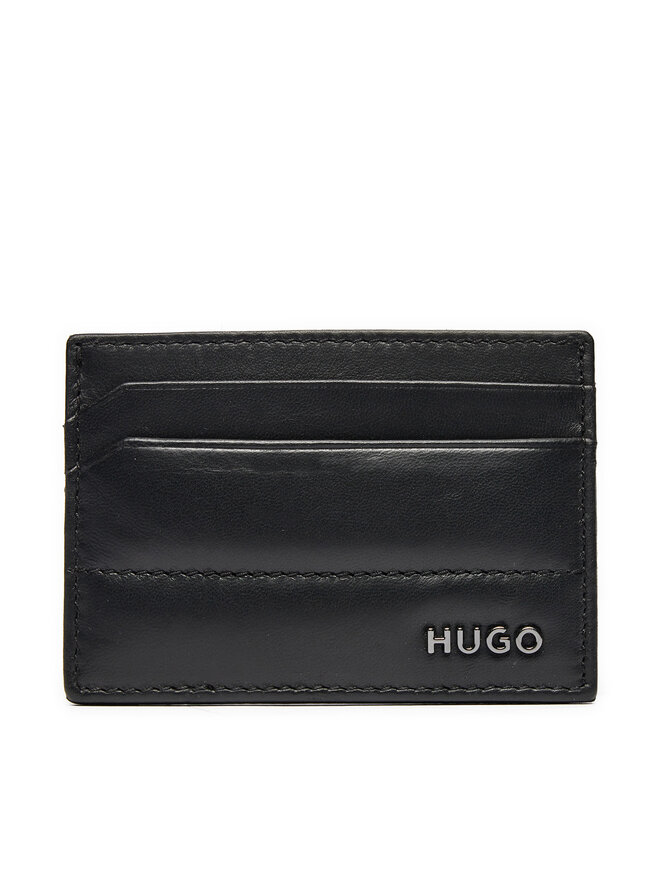 HUGO Голям мъжки портфейл Hugo 50529561 Черен