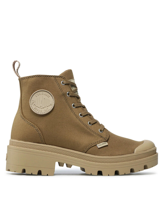 Palladium Trapper stila apavi Palladium Pallabase Twill 96907-204-M Zaļš