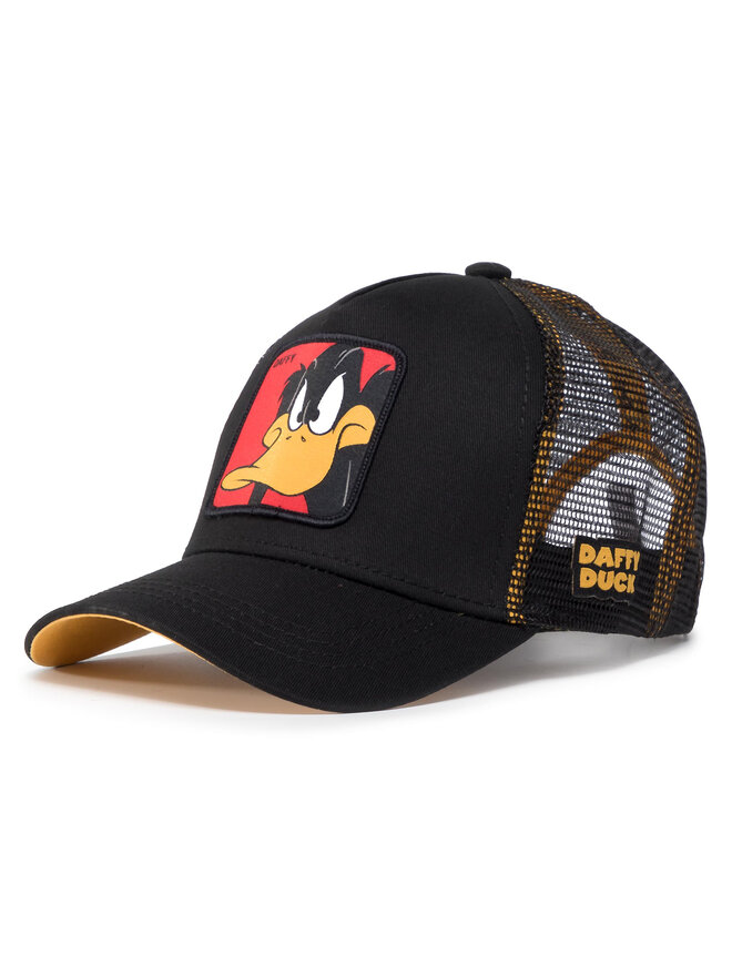 Capslab Czapka z daszkiem Capslab Looney Tunes Daffy Duck Trucker CL/LOO/1/DAF1 Czarny