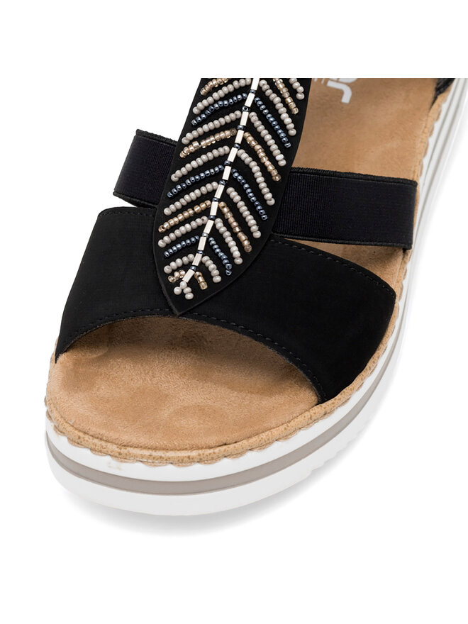 Rieker Sandalen Rieker V02C1-00 Schwarz