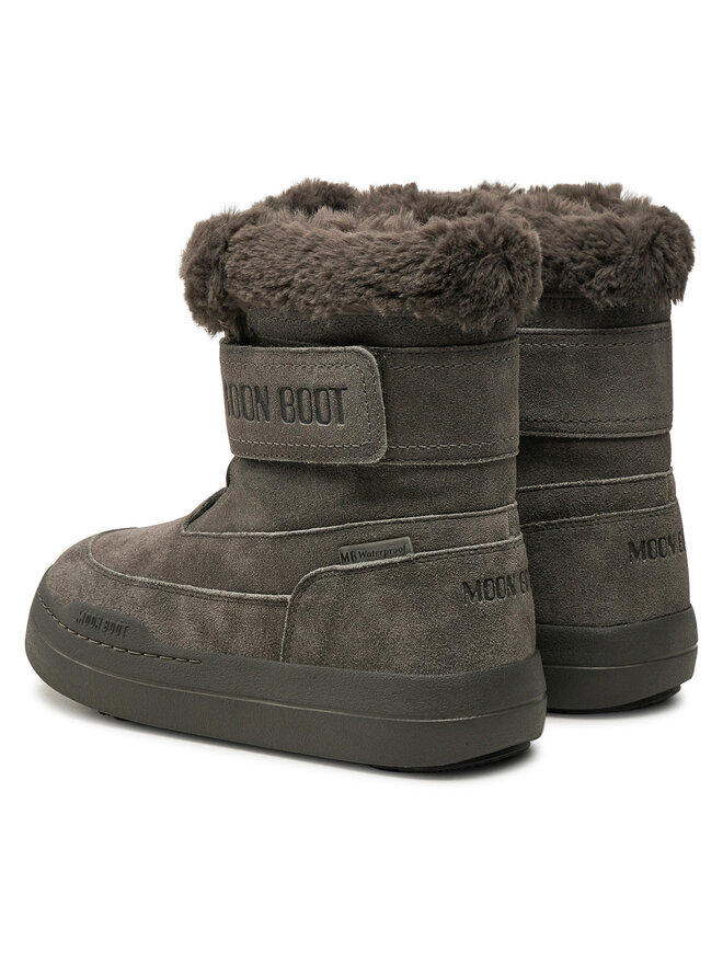 Moon Boot Snehule Moon Boot Junior Park Dtrap Boot Suede 80D3440040 Sivá