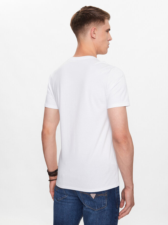 Guess Guess Marškinėliai M2YI36 I3Z14 Balta Slim Fit