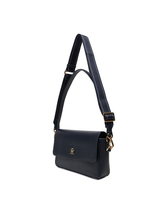 Tommy Hilfiger Kabelka Tommy Hilfiger Th Distinct Conv Crossover AW0AW17219 Tmavomodrá