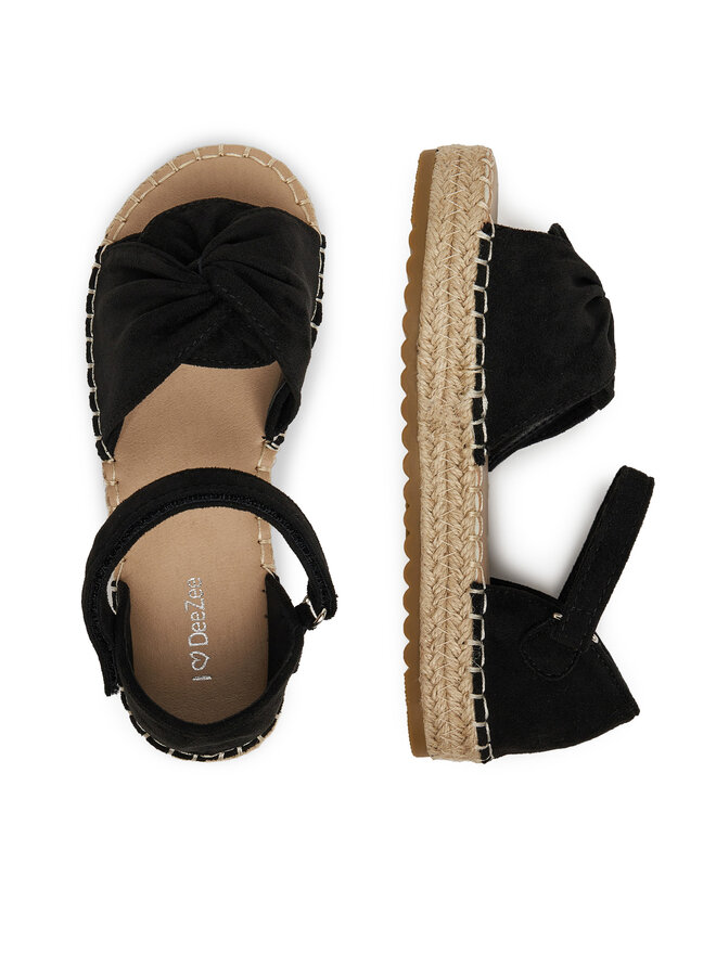 DeeZee Espadryle DeeZee CSS20378-04A Czarny
