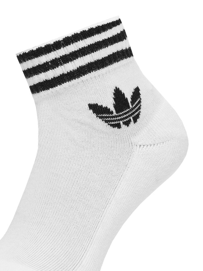 adidas Zestaw 3 par wysokich skarpet unisex adidas 3-Stripes JV7437 Kolorowy