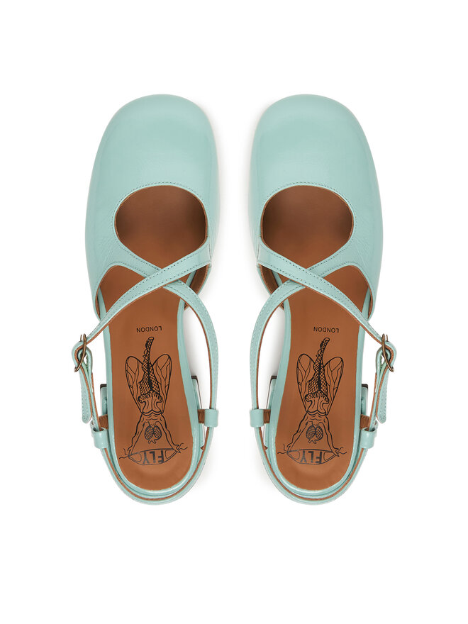 Fly London Туфлі Fly London Carkfly P145461 Зелений