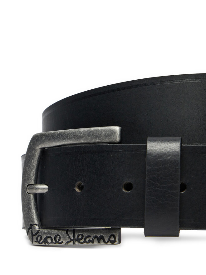 Pepe Jeans Pasek Męski Pepe Jeans Moss PM021026 Czarny